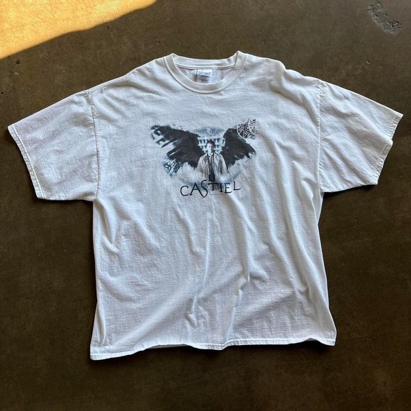 RARE Y2K 2005 Supernatural S9 Castiel Shirt